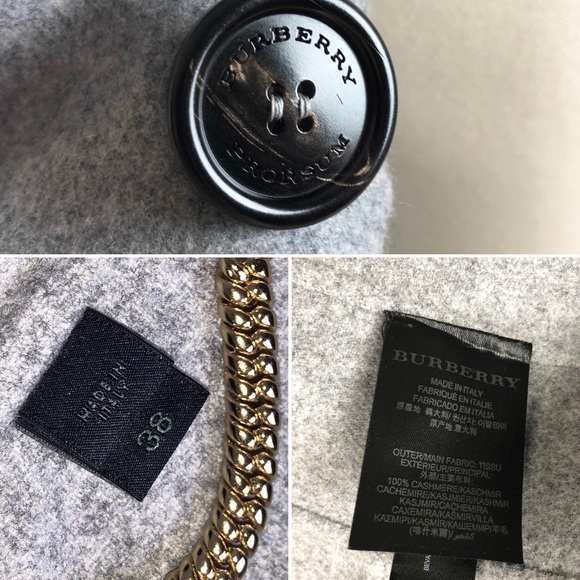 •SOLD• Burberry Tailored Cashmere Coat - Picture 8 of 8